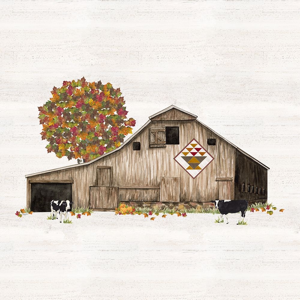 Wall art: Fall Barn Quilt I, by Reed, Tara