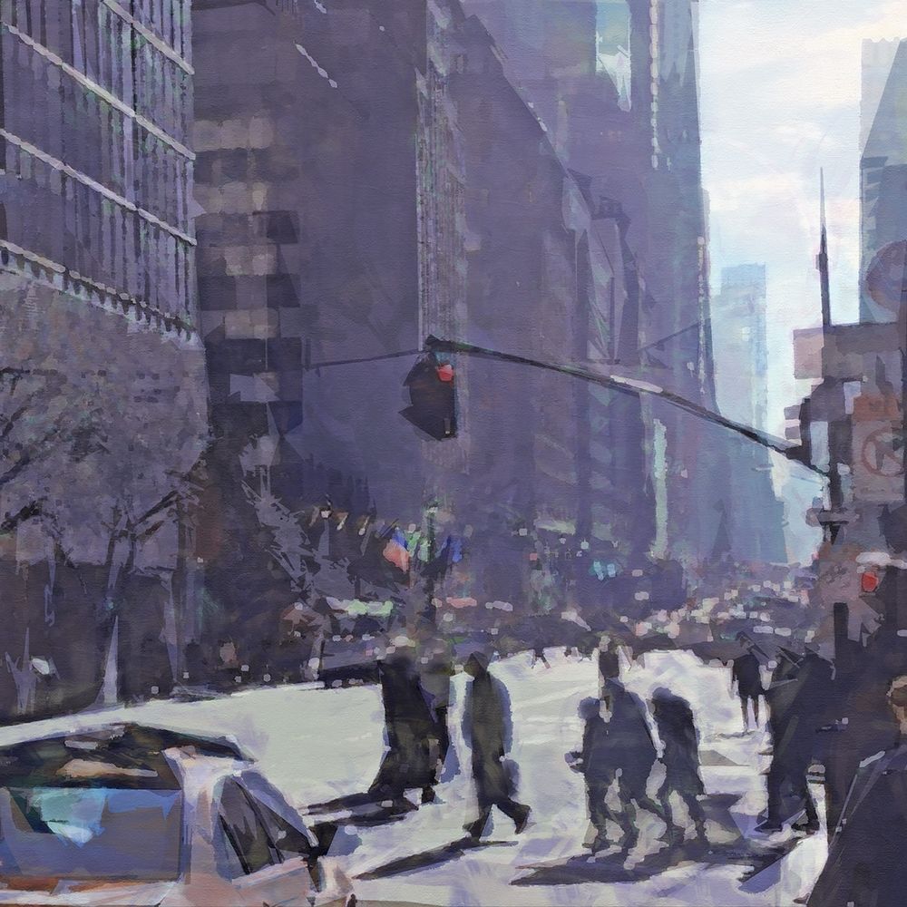 Wall art: Angles  of New York, by Bay, Noah