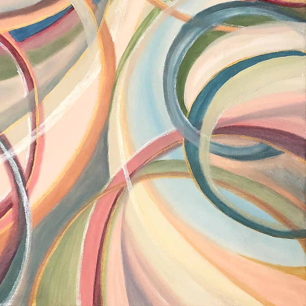 Wall Art Painting id:380437, Name: Overlapping  Rings III, Artist: Lee C