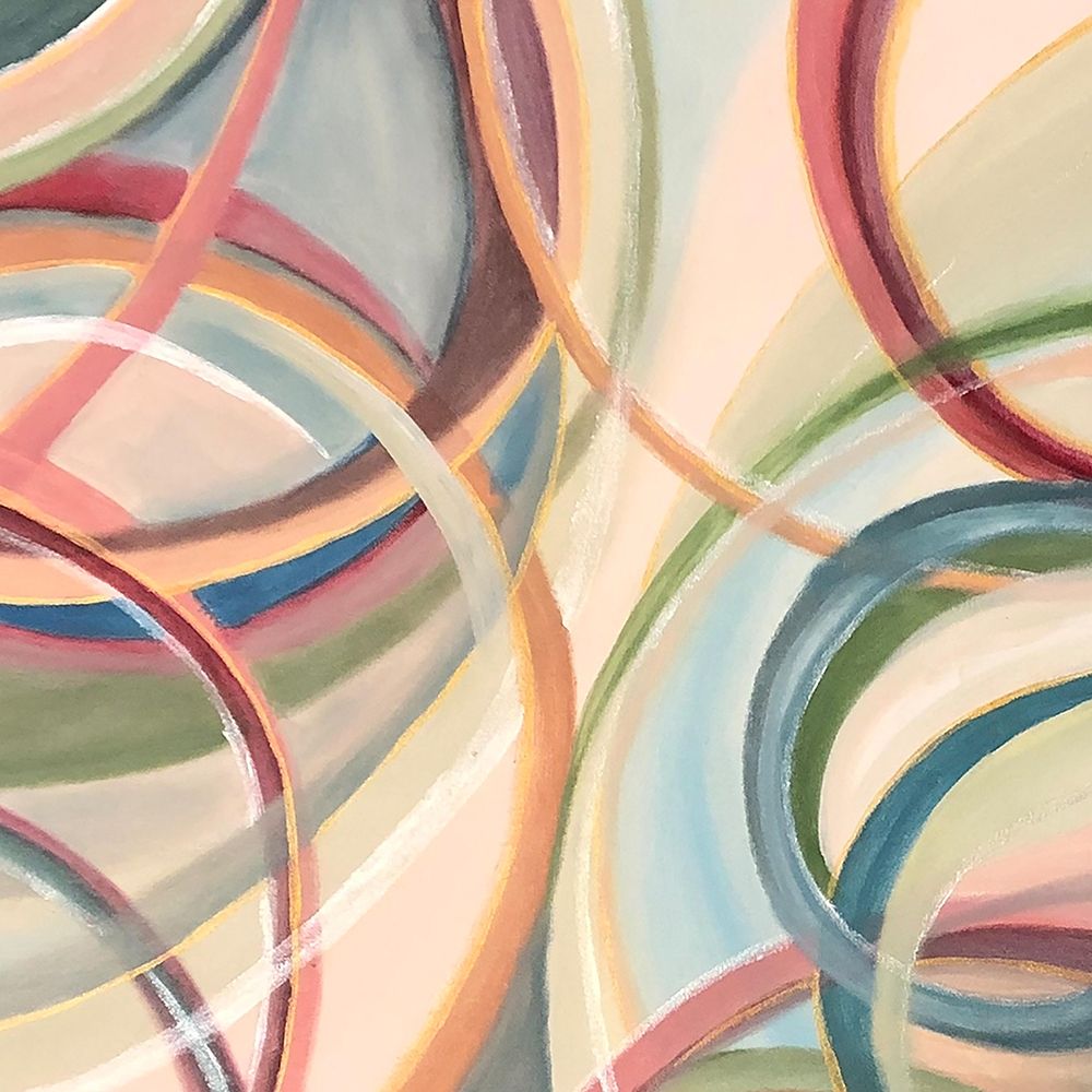 Wall Art Painting id:380439, Name: Overlapping  Rings V, Artist: Lee C