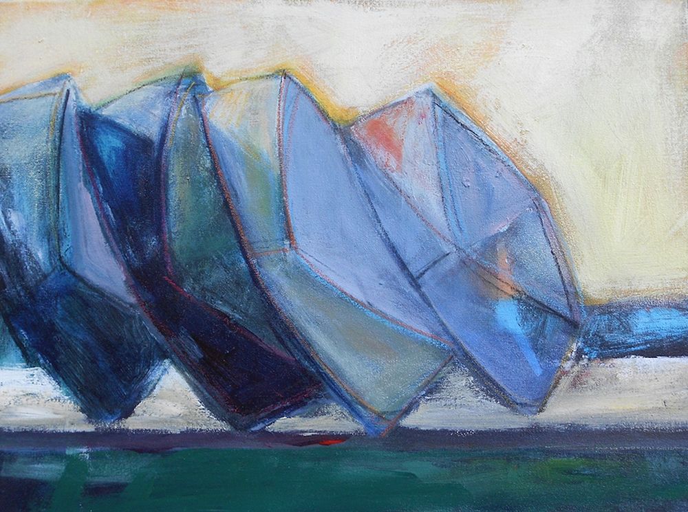 Wall Art Painting id:427726, Name: Boats Waiting, Artist: Marie, Susanne