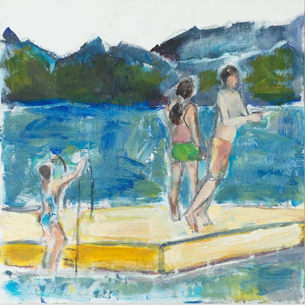 Wall Art Painting id:427731, Name: Floating Dock, Artist: Marie, Susanne