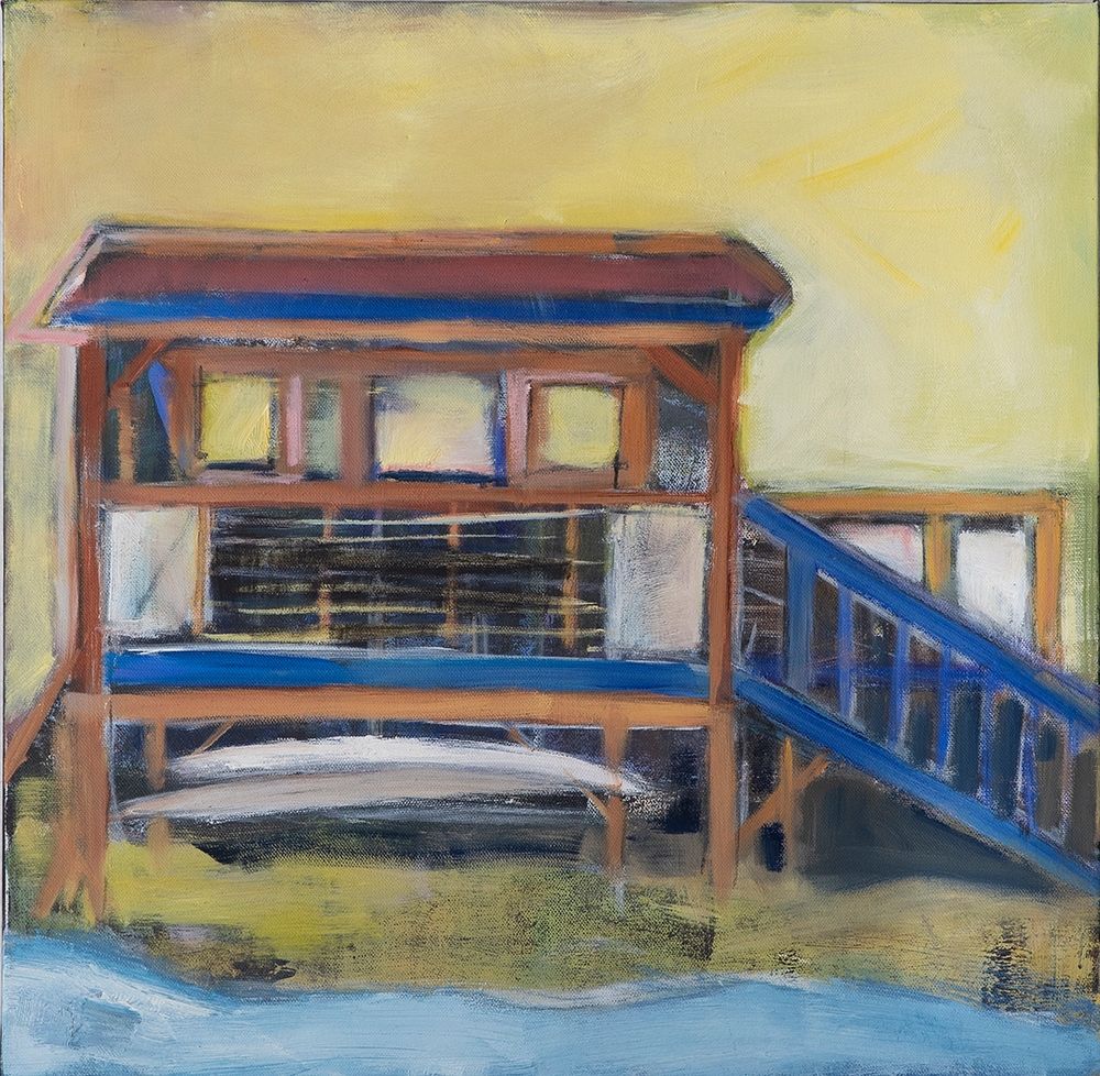 Wall Art Painting id:427741, Name: The Boathouse, Artist: Marie, Susanne