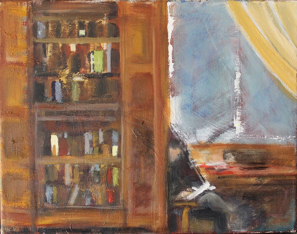 Wall art: Reading Corner, by Marie, Susanne