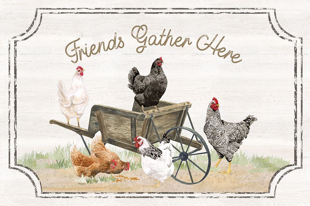 Wall Art Painting id:574417, Name: Spring on the Farm landscape I-Friends, Artist: Reed, Tara