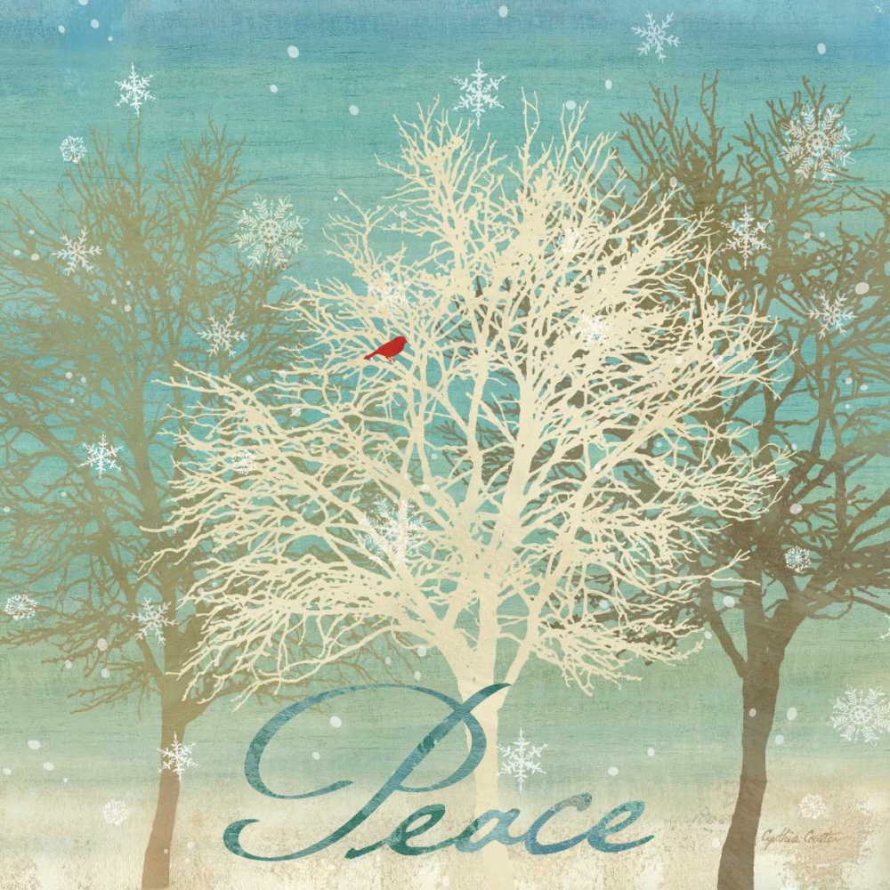 Art Print: Holiday Trees I