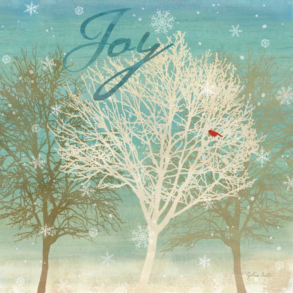 Art Print: Holiday Trees II