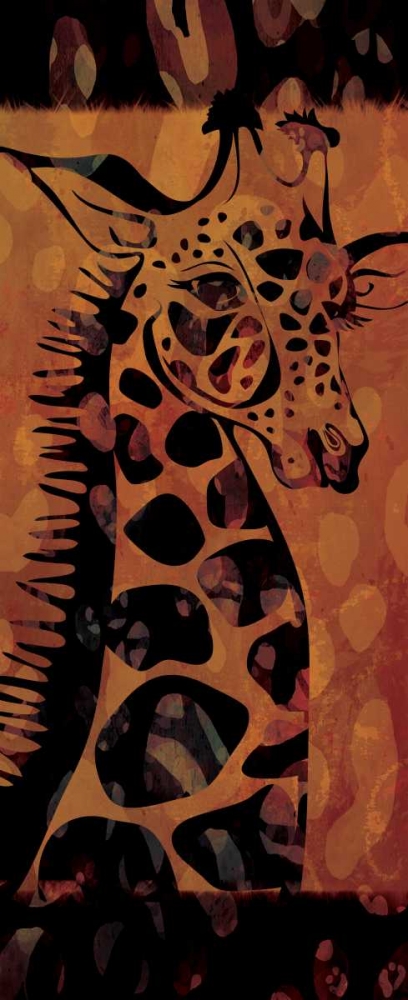 Wall art: Tie Dye Safari I, by Rivas-Velazquez, Gena