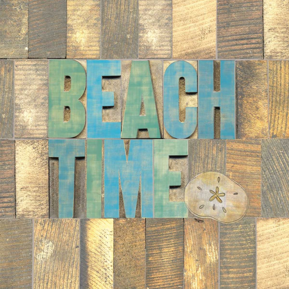 Wall Art Painting id:59493, Name: Beach Time II, Artist: Reed, Tara