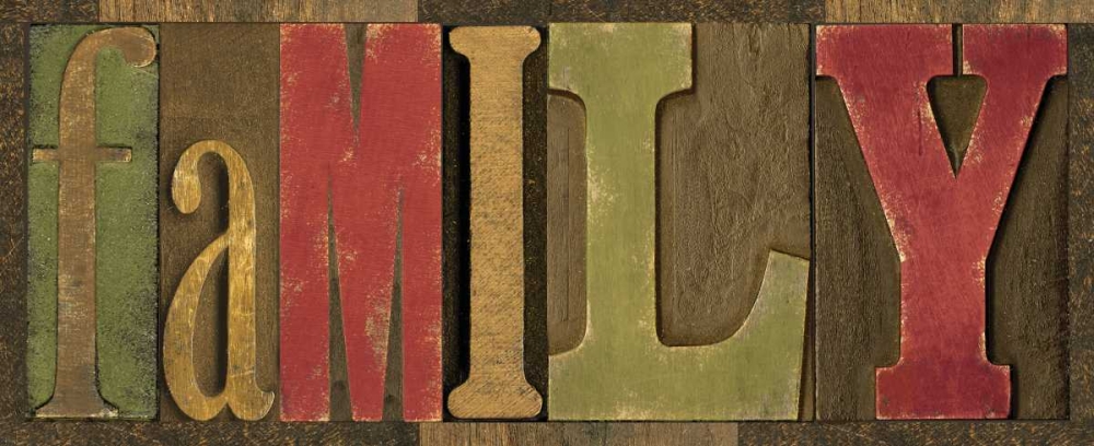 Wall Art Painting id:53515, Name: Printers Block Sentiment Spice I, Artist: Reed, Tara