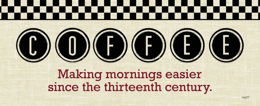 Wall Art Painting id:53562, Name: Checkered Kitchen Sign I, Artist: Reed, Tara