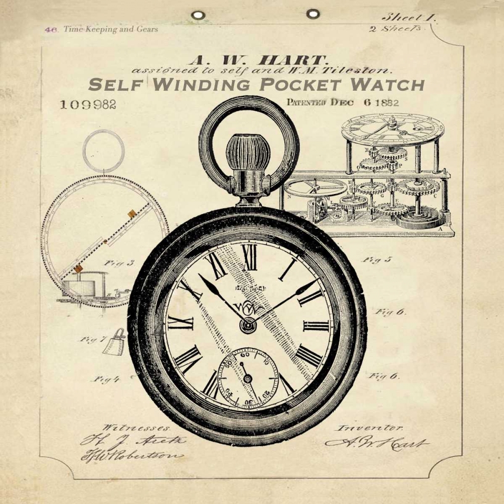 Wall art: Industrial Design IV , by Tre Sorelle Studios