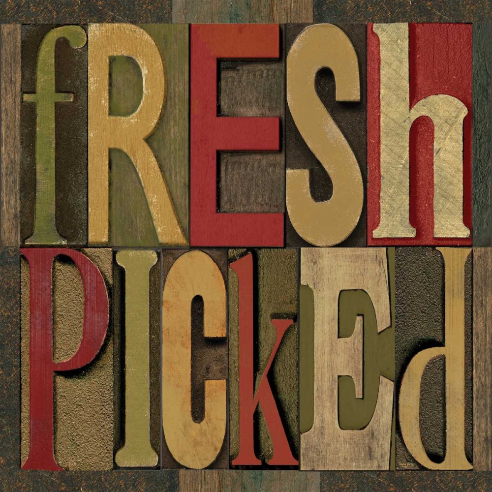 Wall Art Painting id:52942, Name: Printers Block Farm To Table III , Artist: Reed, Tara