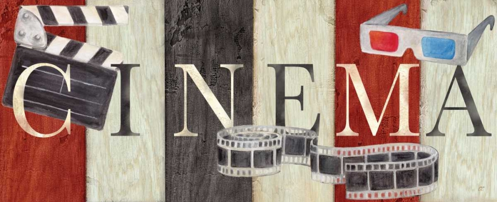 Wall Art Painting id:53013, Name: Movie Cinema Signs II , Artist: Coulter, Cynthia