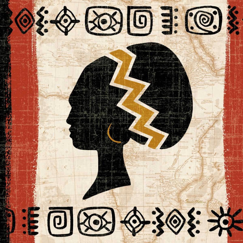 Wall art: Tribal Beauty II, by Gladding, Pamela