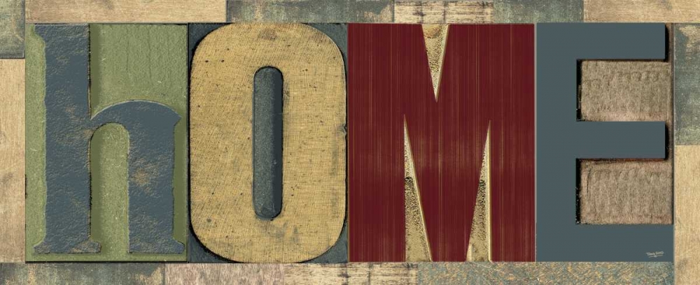 Wall Art Painting id:70201, Name: Family Printer Block Panel II, Artist: Reed, Tara