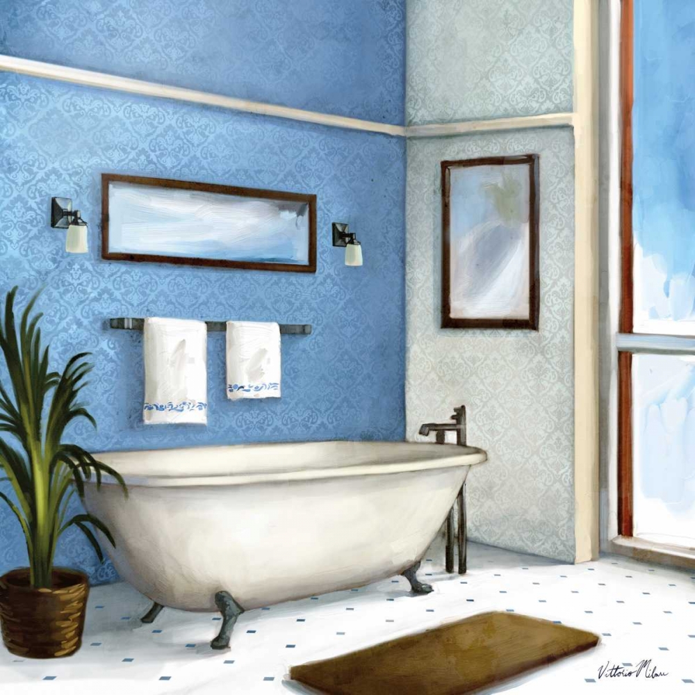 Wall Art Painting id:70204, Name: Urban Bath I, Artist: Milan, Vittorio