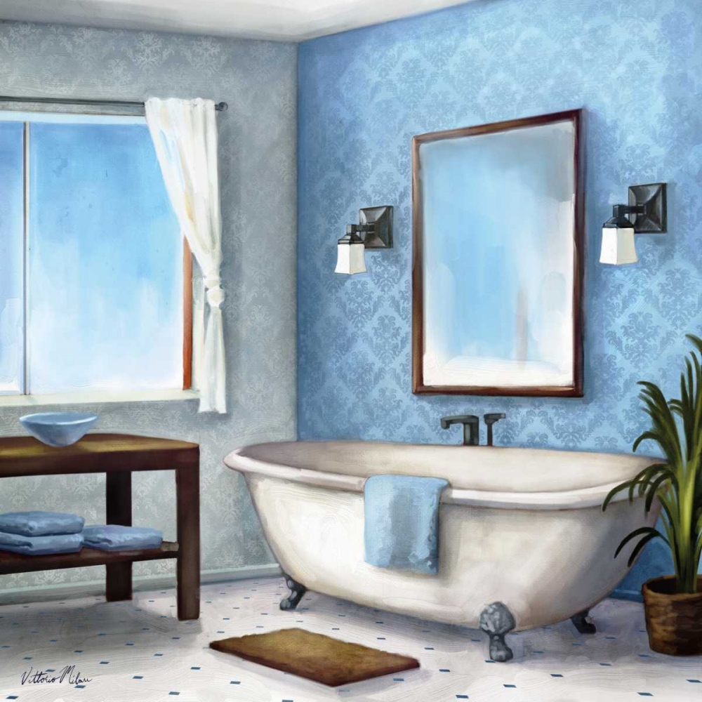 Wall Art Painting id:70205, Name: Urban Bath II, Artist: Milan, Vittorio