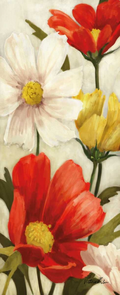 Wall Art Painting id:78005, Name: Spice Floral Panel I, Artist: Milan, Vittorio