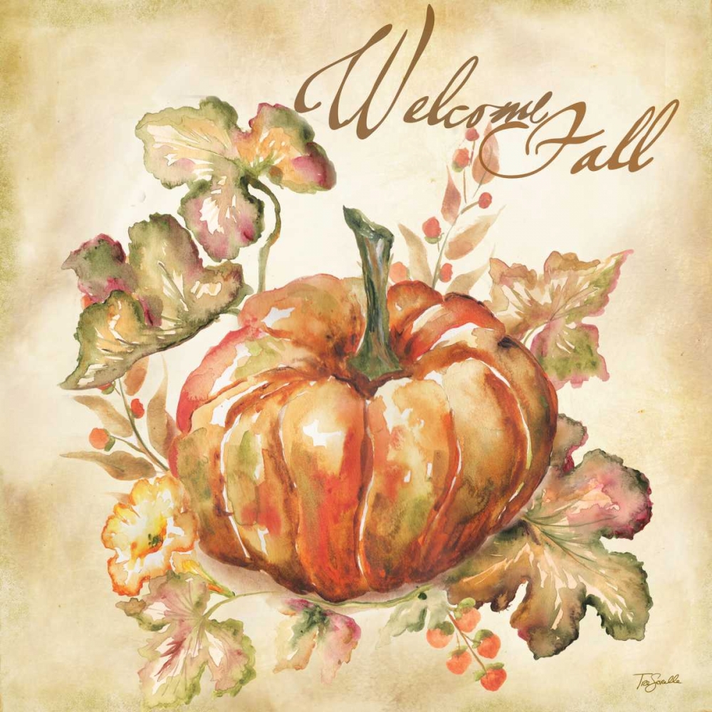 Art Print: Watercolor Harvest IV