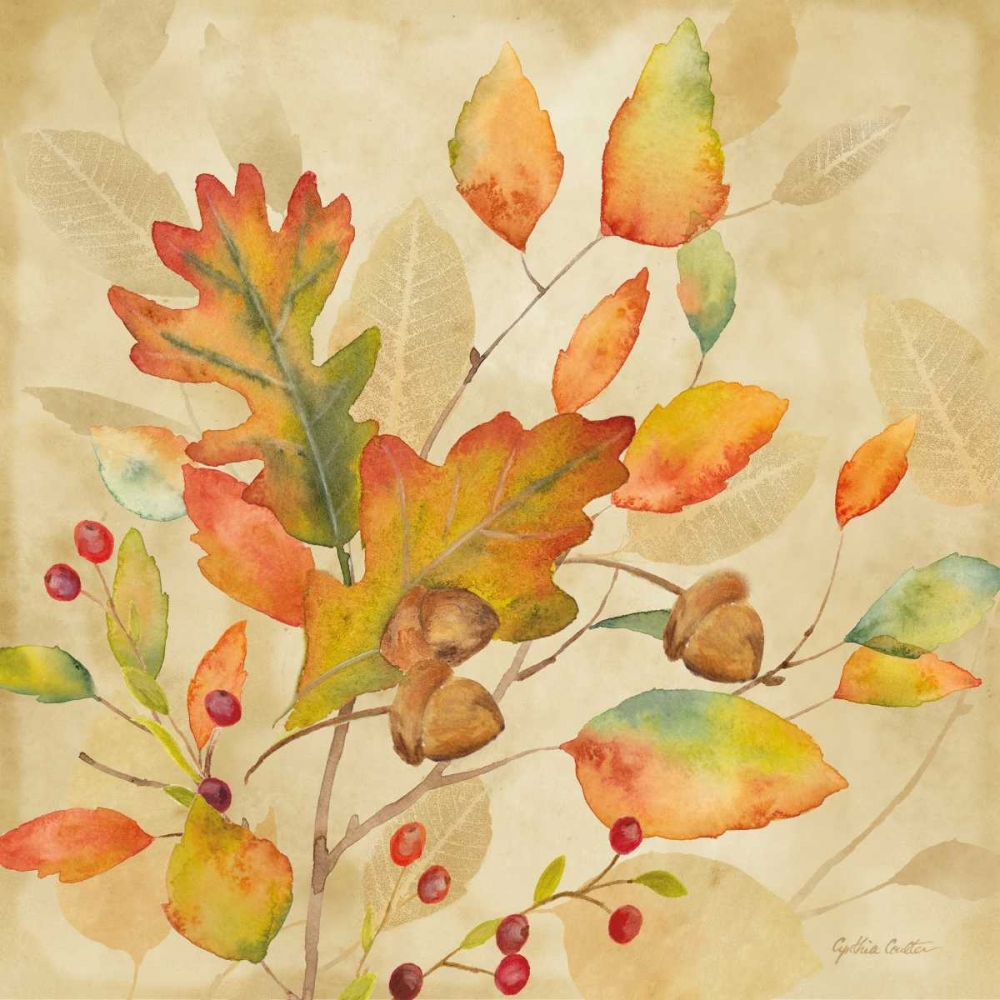 Art Print: Harvest Leaves II