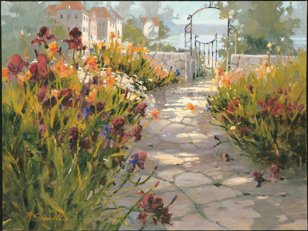 Wall art: Italian Village, by Simandle, Marilyn