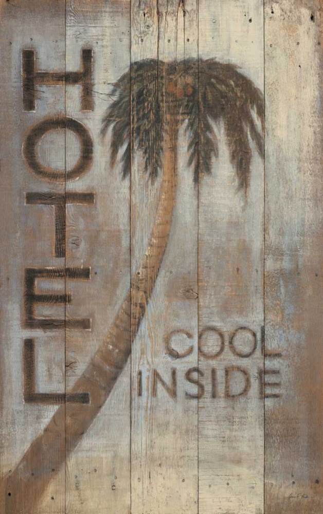 Wall Art Painting id:56208, Name: Palm Hotel, Artist: Fisk, Arnie