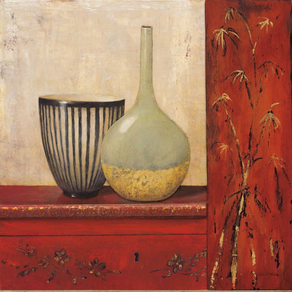 Wall art: Crimson Bamboo, by Fisk, Arnie