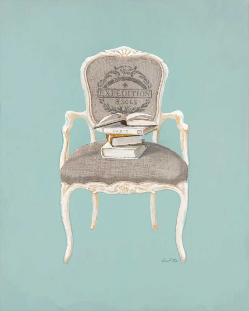 Wall art: Linen Chaise 2, by Fisk, Arnie