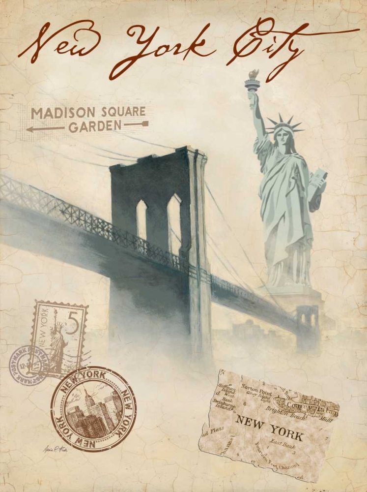 Art Print: Bridge to NYC