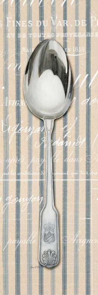 Wall Art Painting id:56390, Name: Pin Stripe Spoon, Artist: Fisk, Arnie