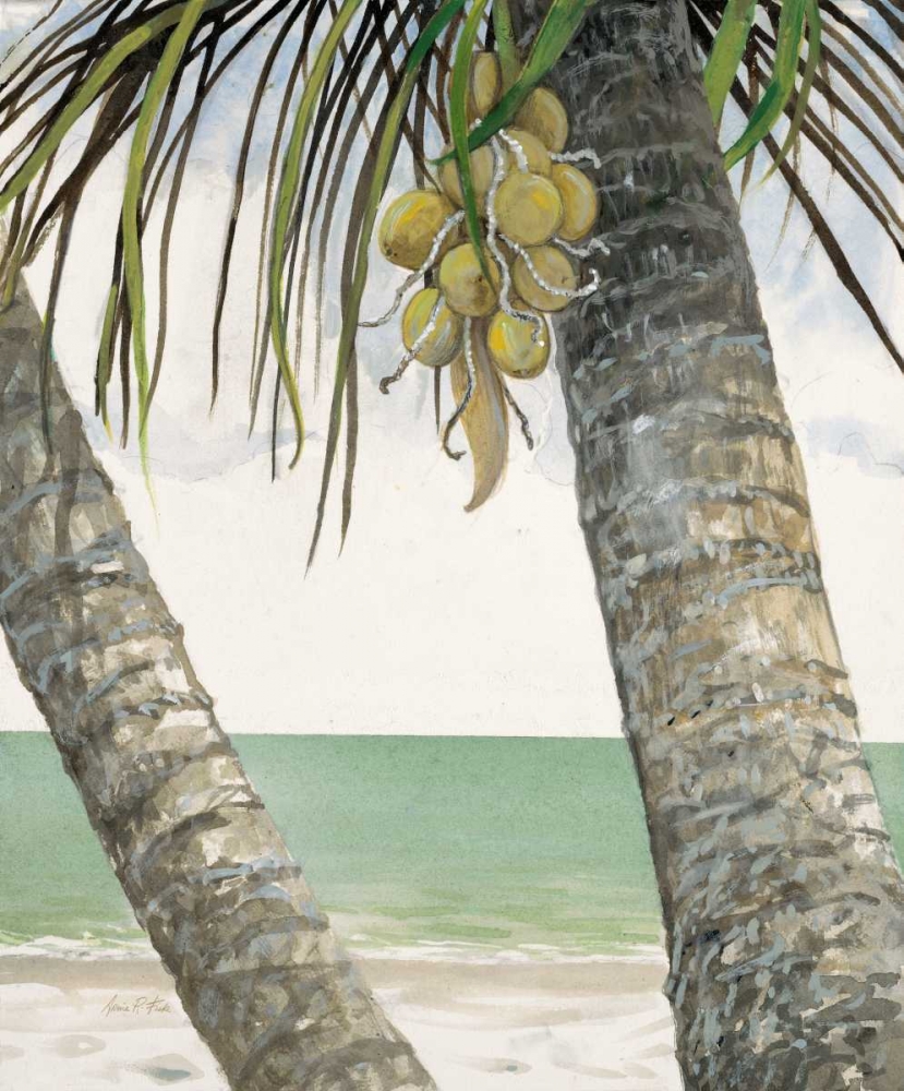 Art Print: Seaside Coconuts