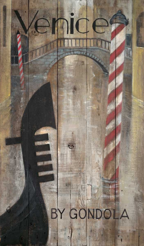 Wall Art Painting id:56440, Name: Venetian Gondola , Artist: FISK, Arnie
