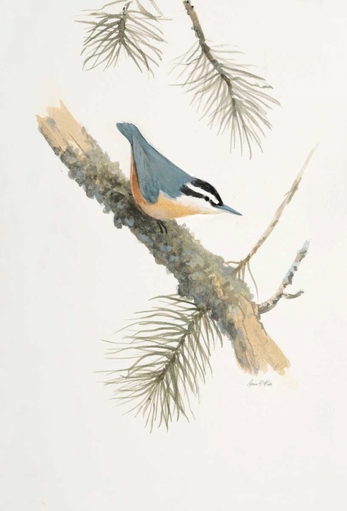 Wall art: Bird in Grey, by FISK, Arnie