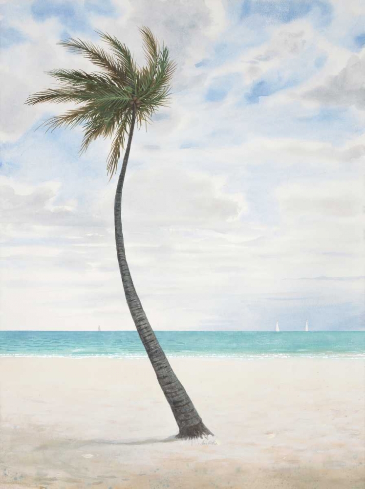 Art Print: Breezy Palm 1