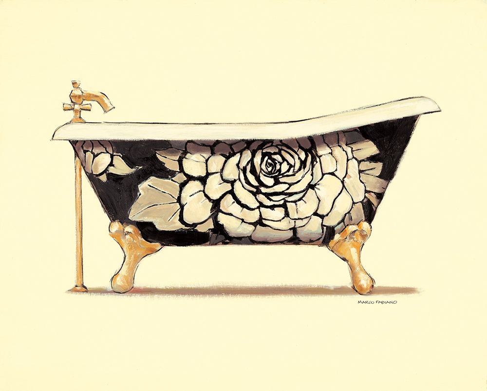 Wall art: FLORAL BATH, by Fabiano, Marco