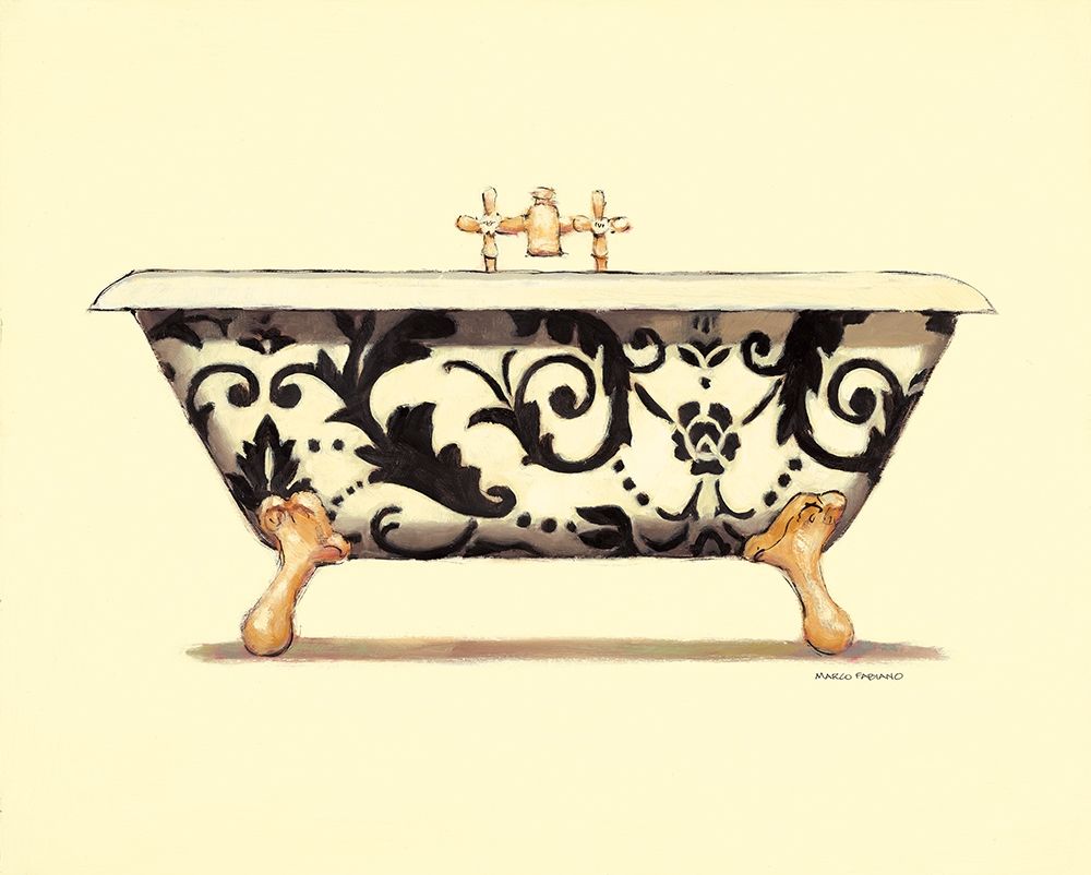 Wall art: SCROLL BATH, by Fabiano, Marco