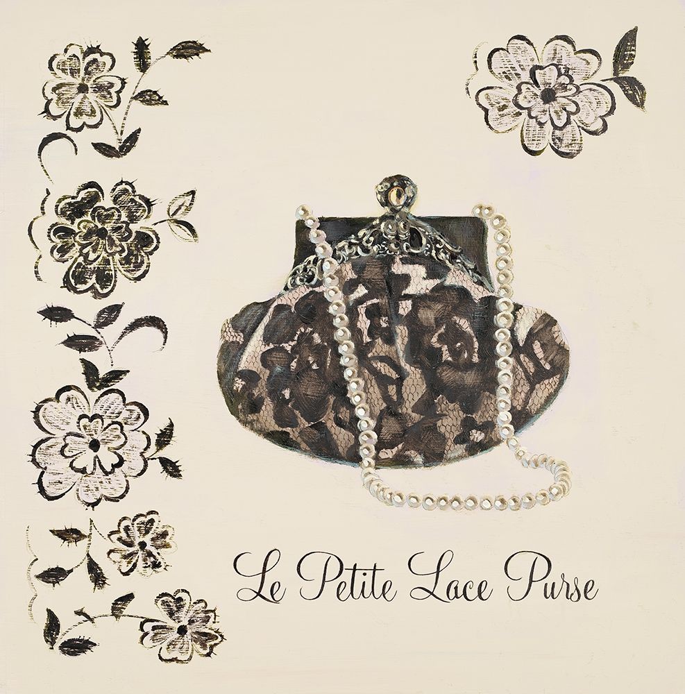 Wall art: LE PETITE LACE PURSE, by Fabiano, Marco