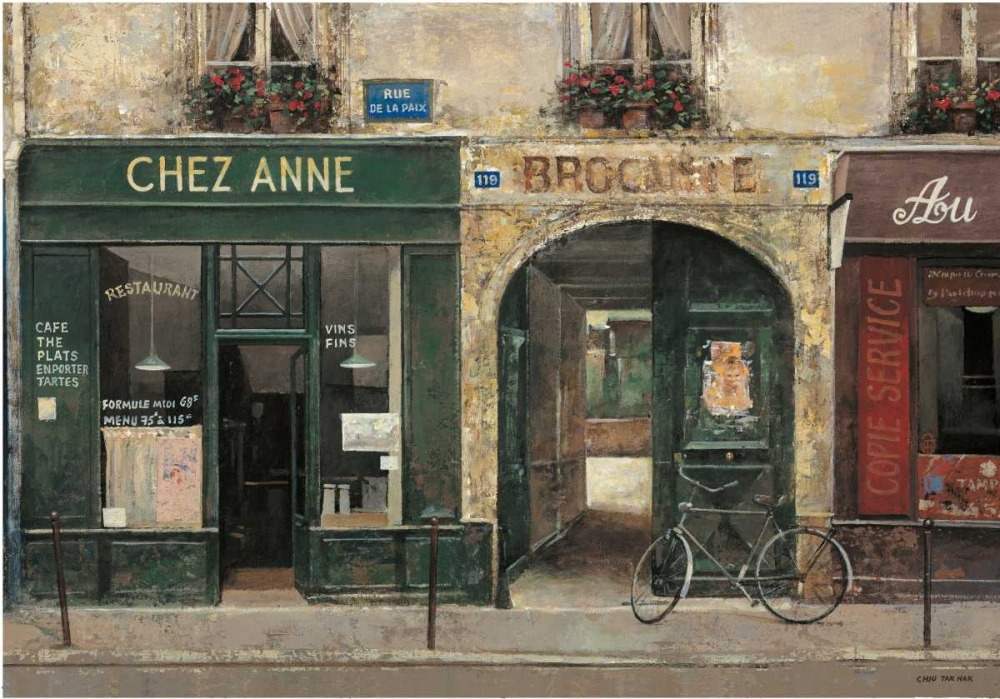 Wall Art Painting id:59729, Name: Chez Anne, Artist: Hak, Chiu Tak