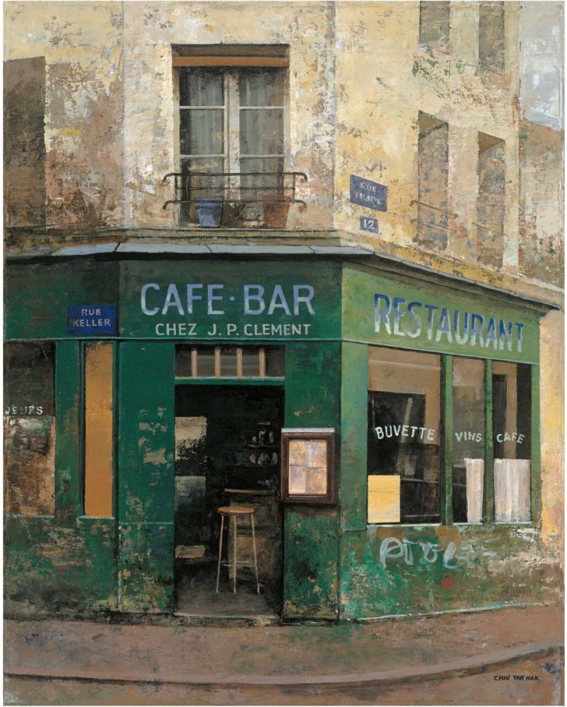 Wall Art Painting id:59738, Name: Cafe Bar, Artist: Hak, Chiu Tak