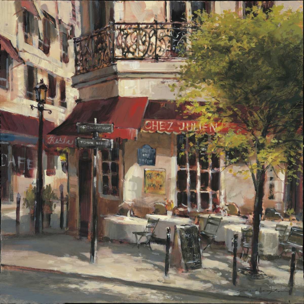 Wall Art Painting id:55993, Name: Corner Cafe, Artist: Heighton, Brent