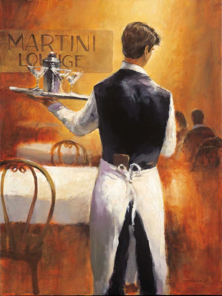 Wall Art Painting id:56010, Name: Martini Lounge, Artist: Heighton, Brent