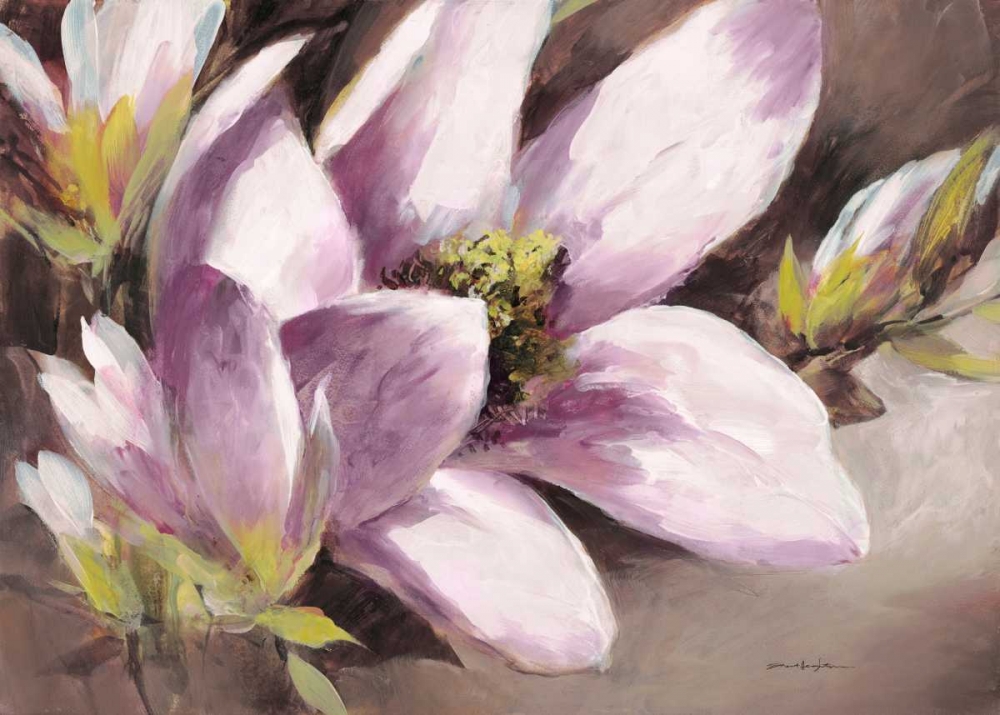 Wall Art Painting id:56025, Name: Plum Magnolia Breeze, Artist: Heighton, Brent