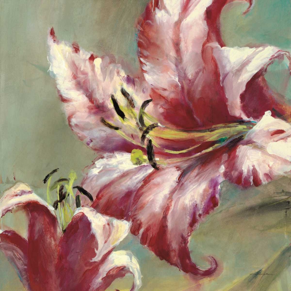 Wall Art Painting id:56026, Name: Blooming Lily, Artist: Heighton, Brent