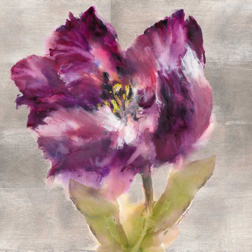 Wall Art Painting id:56058, Name: Plum Flourish, Artist: Heighton, Brent
