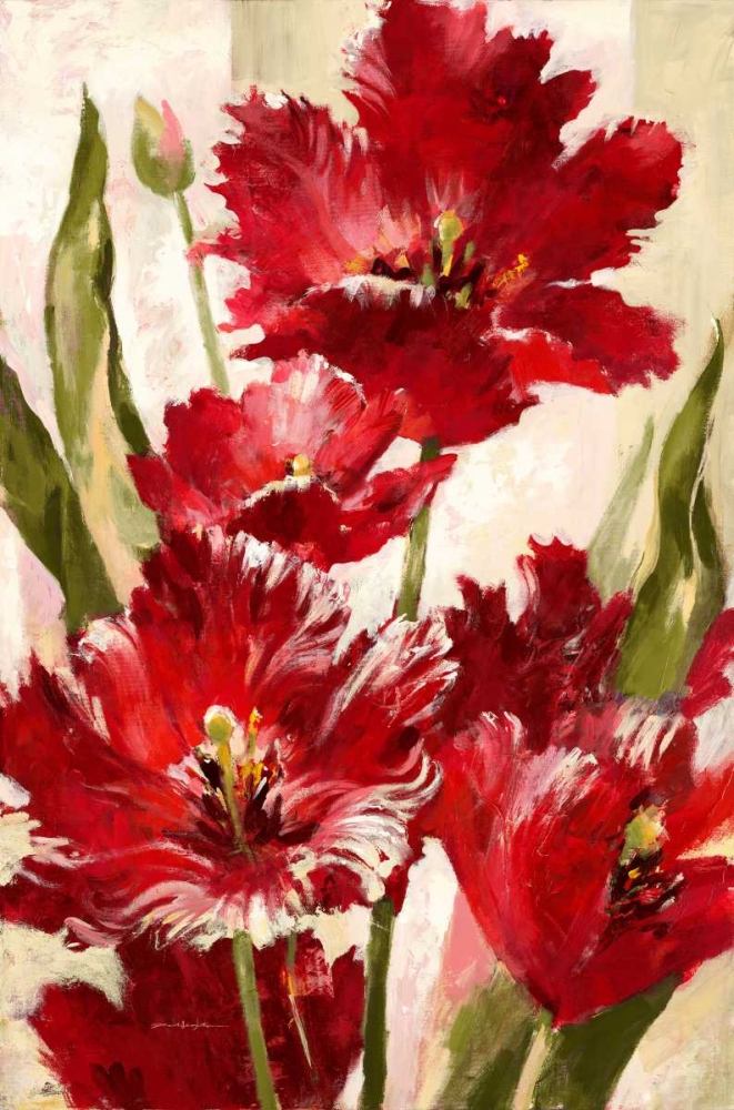 Wall art: Jubilant Red Tulip, by Heighton, Brent