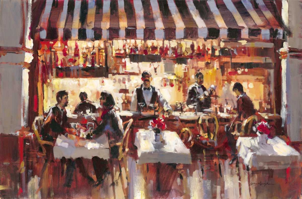 Wall art: Patio Dining, by Heighton, Brent