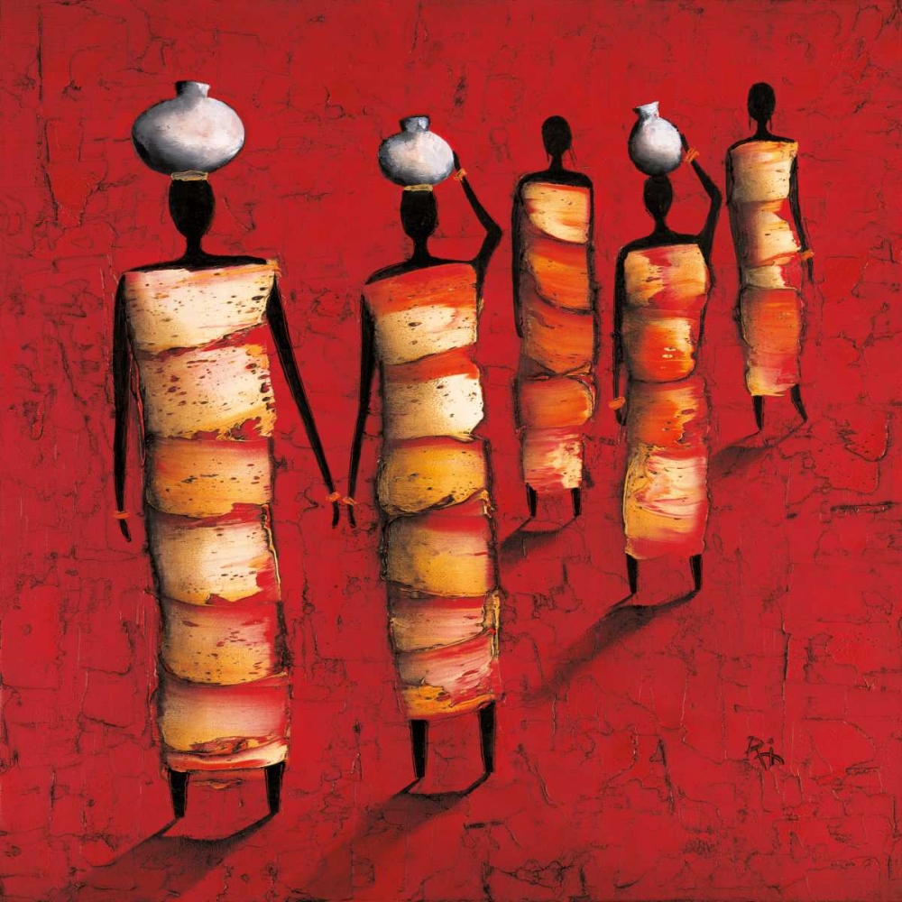 Wall art: To The Market, by Rauscher, Michel