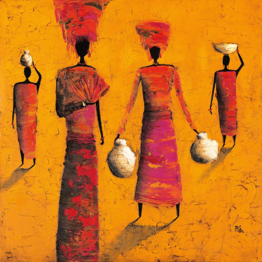 Wall art: To The Village, by Rauscher, Michel