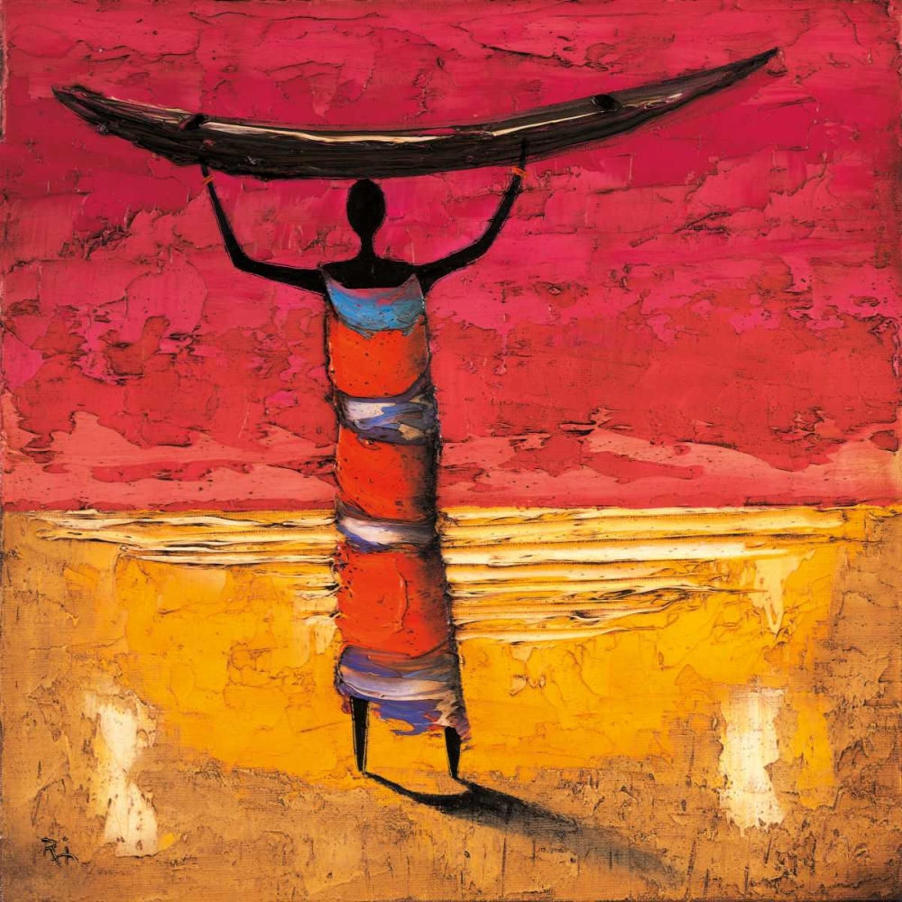 Wall Art Painting id:62937, Name: Dawn Voyage, Artist: Rauscher, Michel